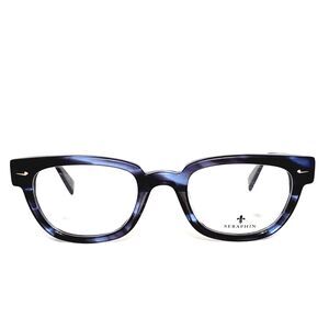 Men's Seraphin OGI Blue Fusion Designer Frames & Case-Handmade In Japan